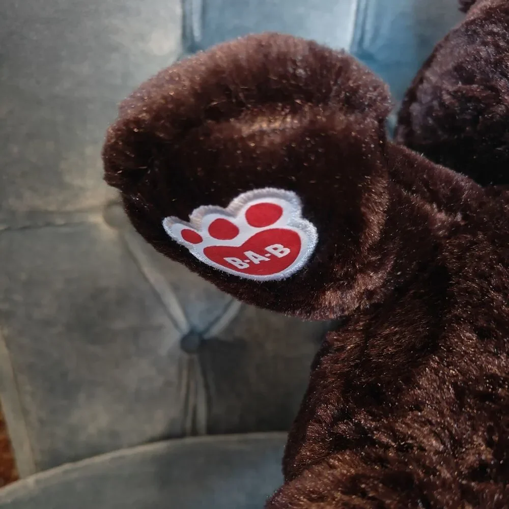 Build A Bear 2016 Brown Bear Green Heart Eyes 16